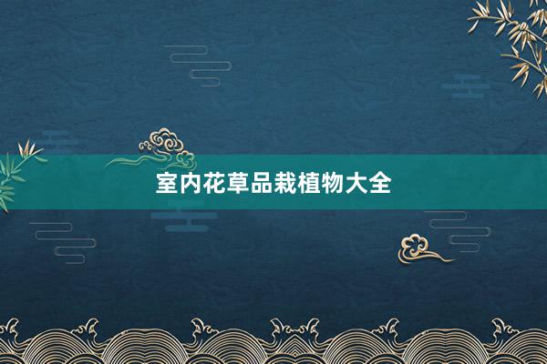 室内花草品栽植物大全